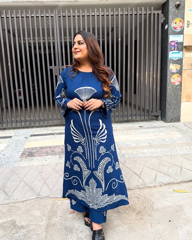 2 Piece Digital Muslin Cotton - Kurta Set