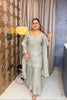 ‘BARKHA’ Jewel Neck Three Piece Set