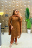 ‘BROWNIE’ Crochet Three Piece Set