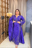 ‘KULSUM’ Long Aline Three Piece Set
