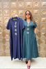 ‘CHARM’ Brooch Long Dress