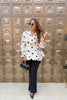 ‘POPINZ’ Peplum Style Flared Tops