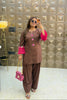 'ANVI' Lace and Stone Work Two Piece Set
