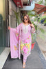 'RUMAYSA' Handprinted Three Piece Set