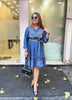 'ZIYA' Short cotton denim dress