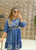 'ZIYA' Short cotton denim dress