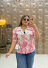 'ZUH' Printed Butterfly Collar Shirts
