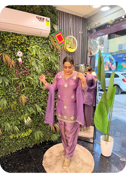 Flower Tissue Short Farshi