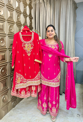 ‘ASHA’ Hand Work Three Piece Set