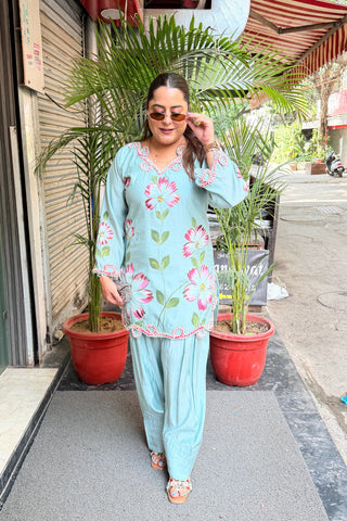 ‘HANIYA’ Handprint Two Piece Set