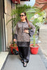 ‘SHIVALI’ Animal Print Two Piece Farshi Set