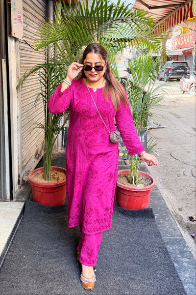 ‘EKTA’ Chikankari Two Piece Set