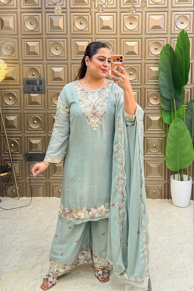 ‘DAMINI’ Sharara Three Piece Set