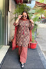 ‘GAURI’ Ajrakh Print Three Piece Set