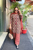 ‘GAURI’ Ajrakh Print Three Piece Set