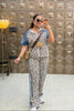 ‘LEORA’ Zipper Animal Print Co-ordset