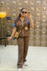 ‘LEORA’ Zipper Animal Print Co-ordset
