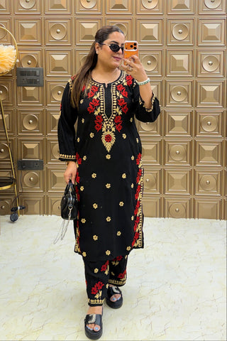 ‘NAZRANA 2.0’ chikankari Two Piece Set