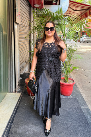 ‘RABECCA’ Maxi Dress With Crochet Top