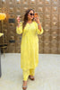 ‘SUNEHRI’ Chikankari Two Piece Set