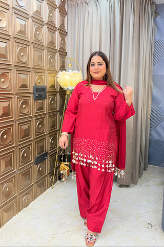 ‘COKA COLA’ Farshi Three Piece Set