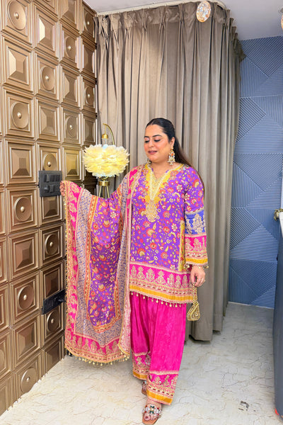 ‘BEGUM’ Stone Work Three Piece Set