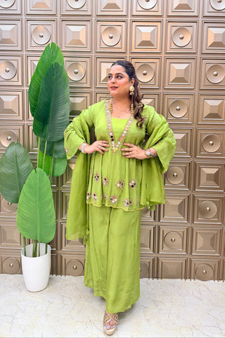 ‘GHAZAL’ Sharara Three Piece Set