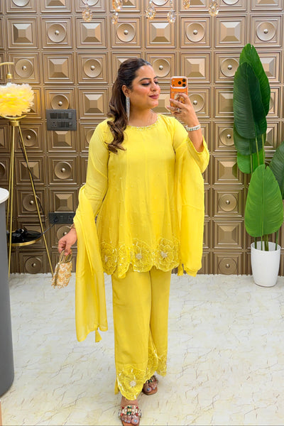 ‘RUHANI’ Handwork Three Piece Set