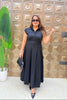 ‘ELIZABETH’ Long Dress With Belt
