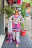 ‘PHOOLKARI’ Crepe Three Piece Set