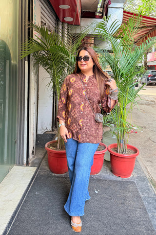 ‘BANDHANI’ Crepe Kurtis