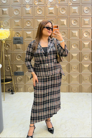 ‘MOCHA’ Skirt Two Piece Coordset