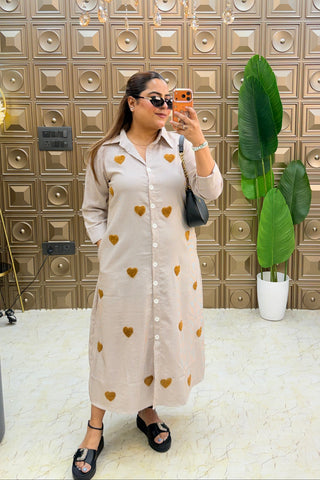 ‘AMOUR’ Long Dress