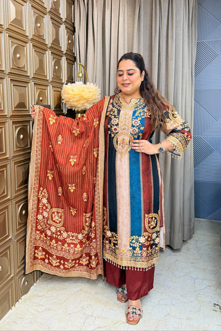 ‘ALIZEH’ Strips Three Piece Set