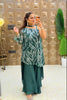 ‘GLAMGREEN’ Off-shoulder Three Piece Set