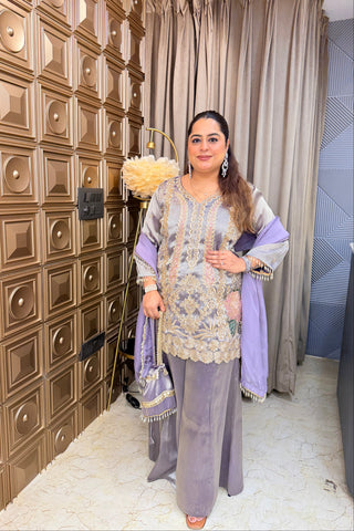 ‘NAYAB’ Hand Work Three Piece Set
