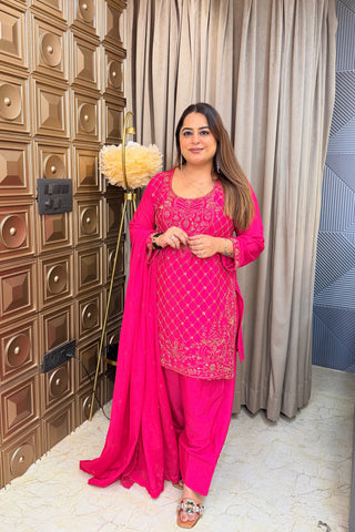 ‘ZARQASH’ Cutdana Farshi Three Piece Set
