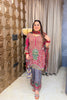 ‘AFROZ’ Pure Crepe Three Piece Set