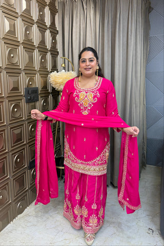 ‘ASHA’ Hand Work Three Piece Set