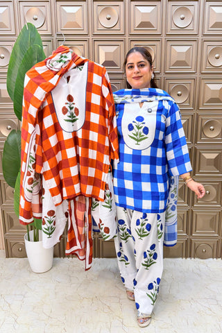 ‘CHECKER’ Farshi Three Piece Set