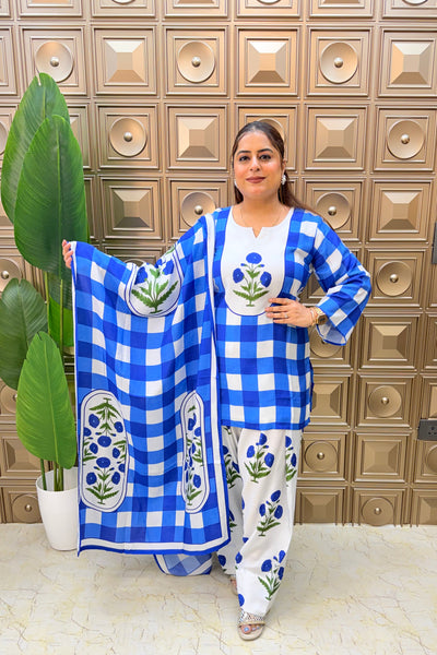 ‘CHECKER’ Farshi Three Piece Set