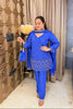 ‘KASTOOR’ Pearl Work Three Piece Set With Potli
