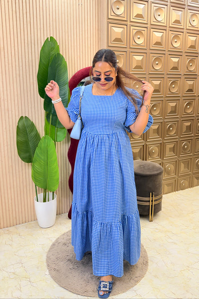 ‘BLUEBELL’ Cotton Long Dress