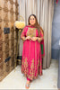 ‘MANYATA’ Pure Crepe Anarkali Three Piece Set