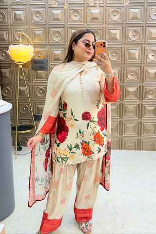 ‘ZOYA’ Farshi Three Piece Set