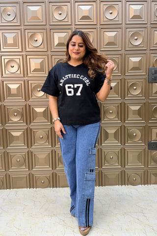 ‘MONTEENA’ Two Piece Denim Coordset