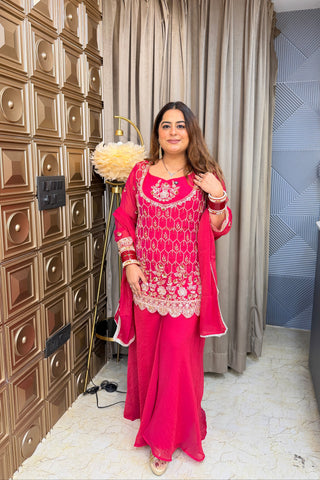 ‘DHURANDHAR RANI’ Hand Work Four Piece Set