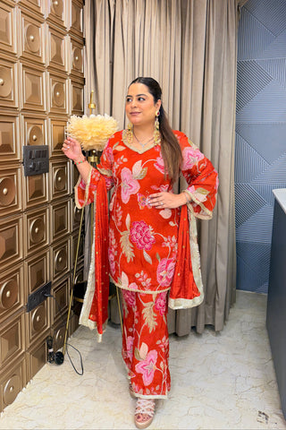 ‘AARIYA’ Zardoshi Work Three Piece Set