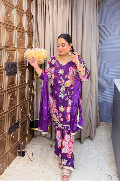 ‘AARIYA’ Zardoshi Work Three Piece Set