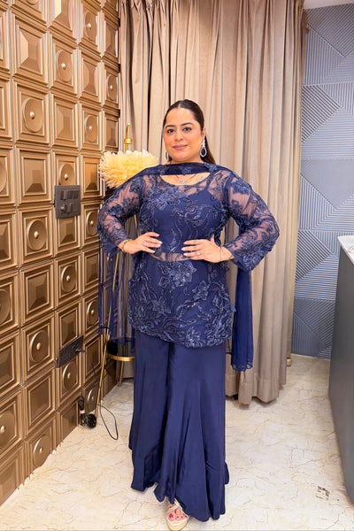 ‘ZAWANA’ Cutdana Work Four Piece Set